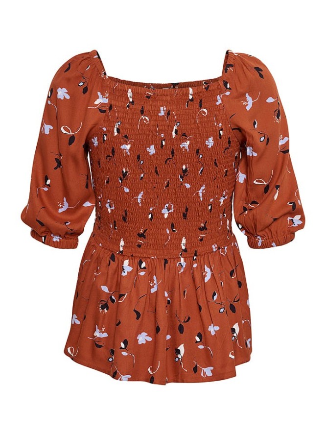 Kaffe Bluzka w kolorze jasnobrązowym rozmiar: 44