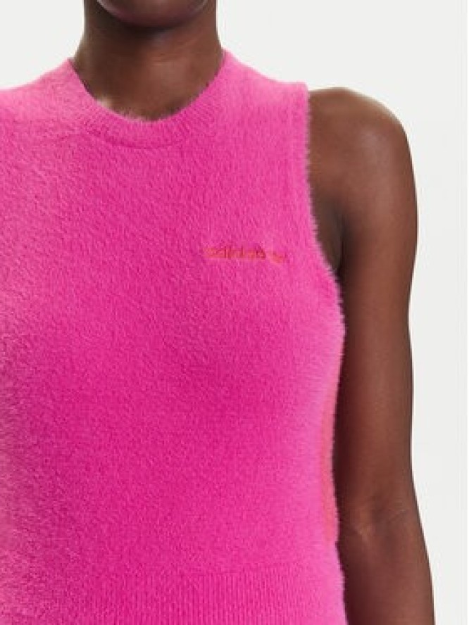 adidas Top JW3648 Różowy Slim Fit