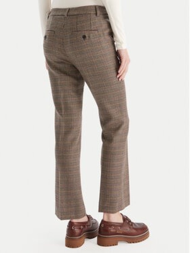 Weekend Max Mara Spodnie materiałowe Baco 2525136042 Brązowy Regular Fit