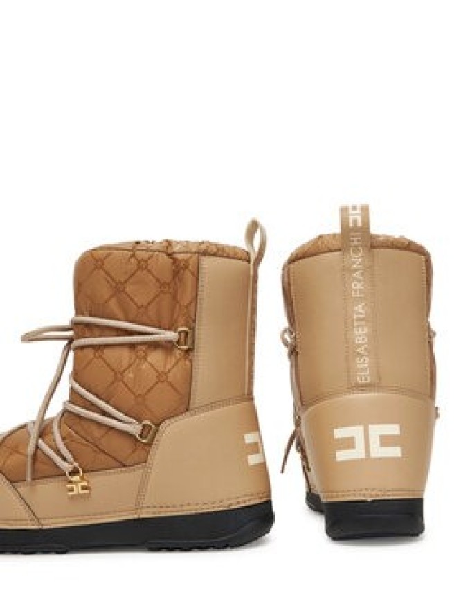 Elisabetta Franchi Śniegowce F4A6-E0457-1860 D Beżowy