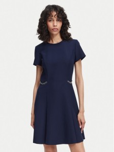 HUGO Sukienka codzienna Kaelyn 50564798 Granatowy Regular Fit