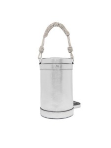 PINKO Torebka Mini Bucket Manico 25-26 PLTT 105910 Srebrny