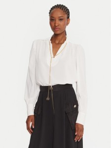 Rinascimento Bluzka CFC0125721003 Biały Regular Fit