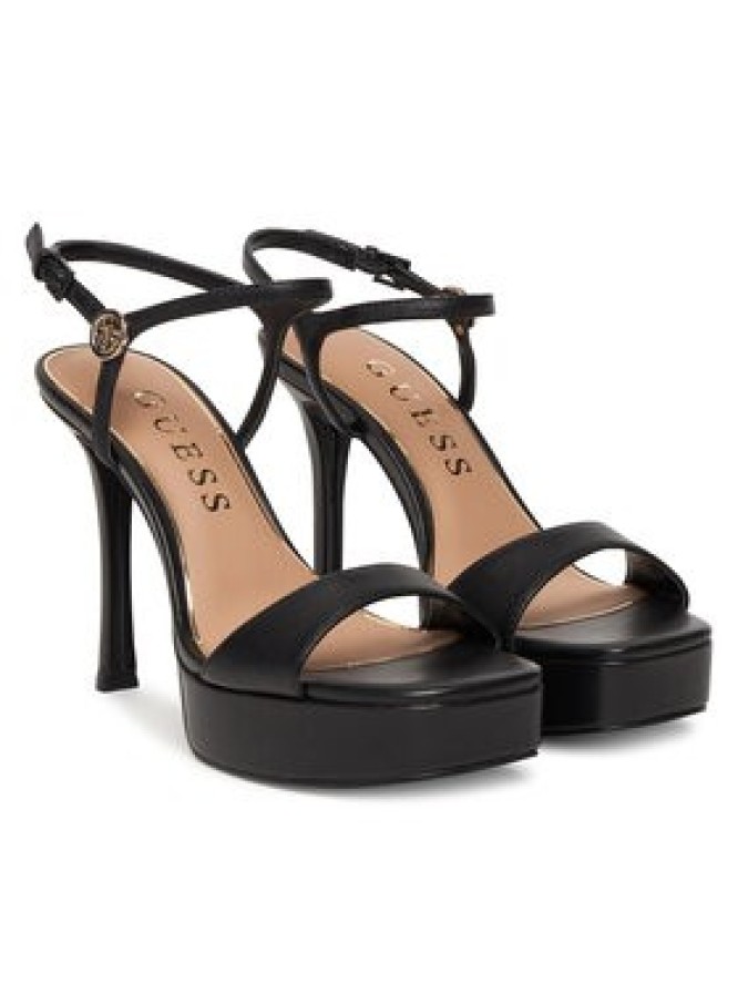 Guess Sandały FLPHEN LEA03 Czarny