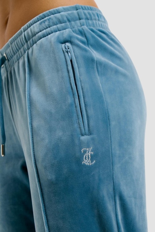 JUICY COUTURE Niebieskie damskie spodnie dresowe Tina Trackpants, Rozmiar XS