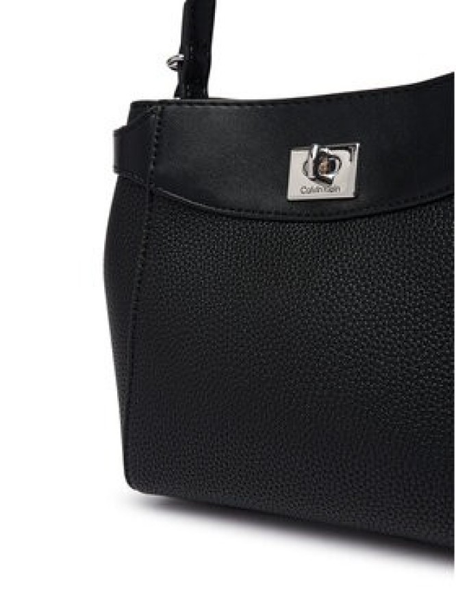 Calvin Klein Torebka Mix Media Crossbody LV04F3885G Czarny