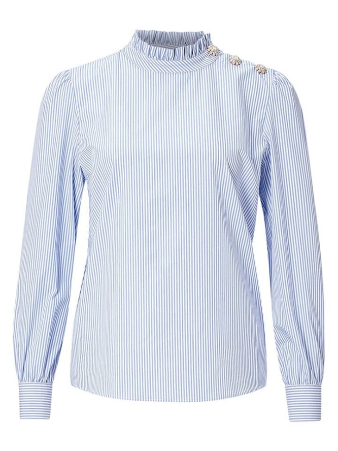 Rich & Royal Bluzka w kolorze błękitno-białym rozmiar: 42