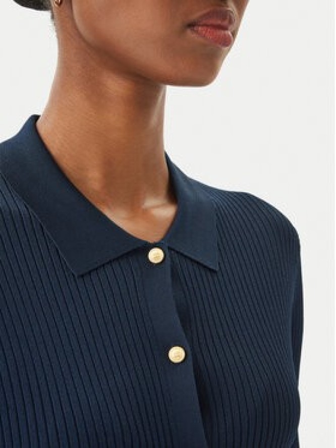 Tommy Hilfiger Kardigan WW0WW48482 Granatowy Slim Fit