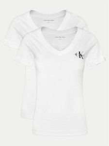 Calvin Klein Jeans Komplet t-shirtów J20J223447 Biały Regular Fit