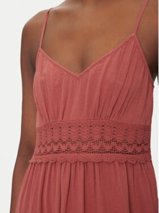 Vero Moda Sukienka letnia Quincy 10324588 Czerwony Regular Fit