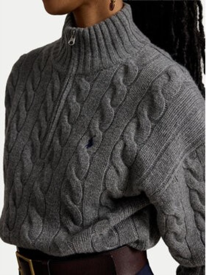Polo Ralph Lauren Sweter 211972130501 Szary Regular Fit