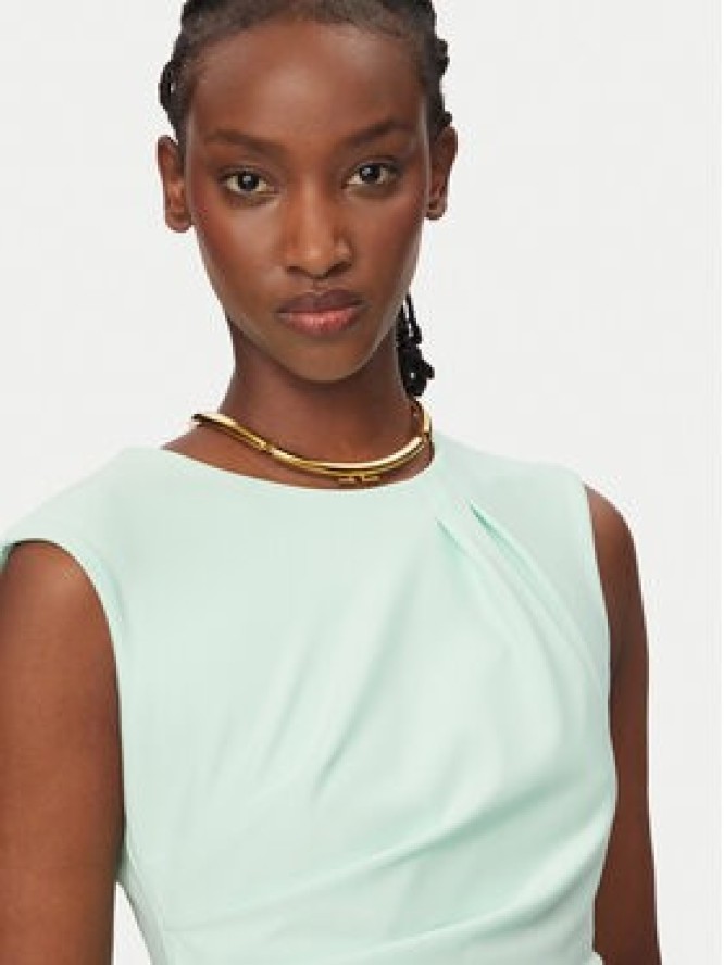 Rinascimento Sukienka koktajlowa CFC0127683003 Zielony Slim Fit