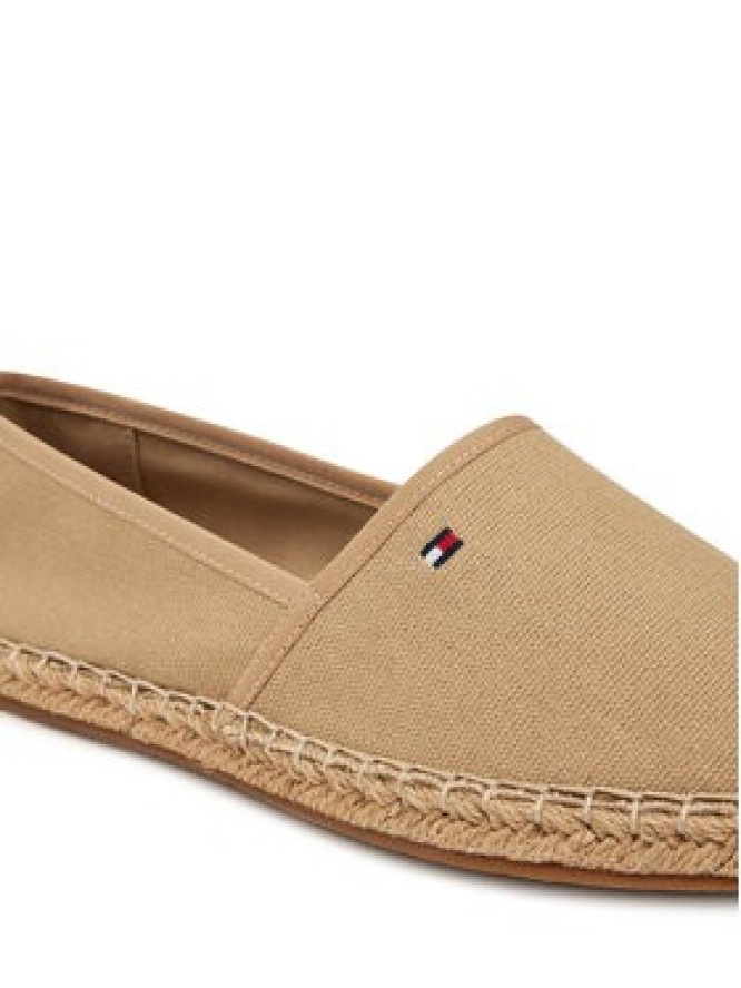 Tommy Hilfiger Espadryle Flag Canvas Espadrille FW0FW08541 Brązowy