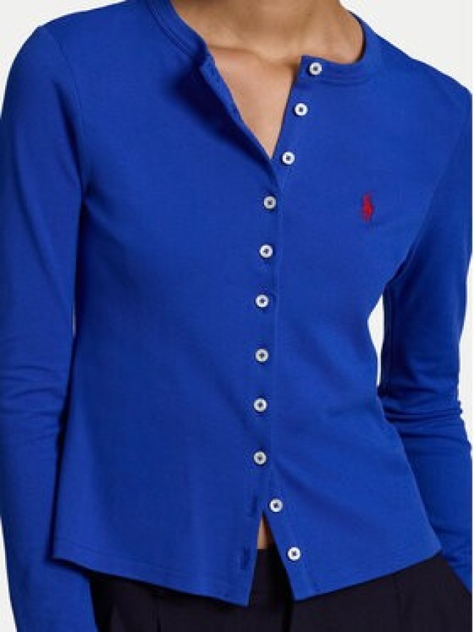 Polo Ralph Lauren Kardigan 211941175007 Niebieski Slim Fit