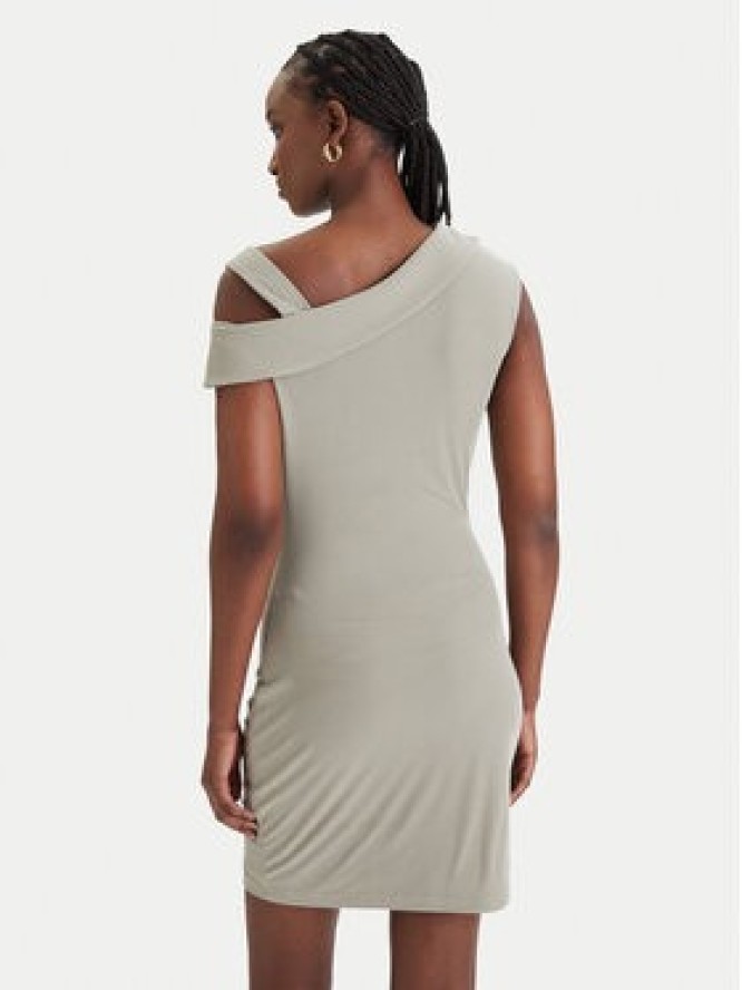 Guess Sukienka codzienna W6GK23 K3017 Khaki Regular Fit