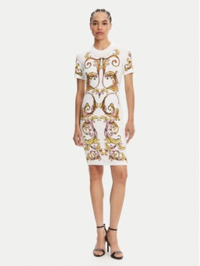 Versace Jeans Couture Sukienka codzienna 78HAO9P9 Biały Slim Fit