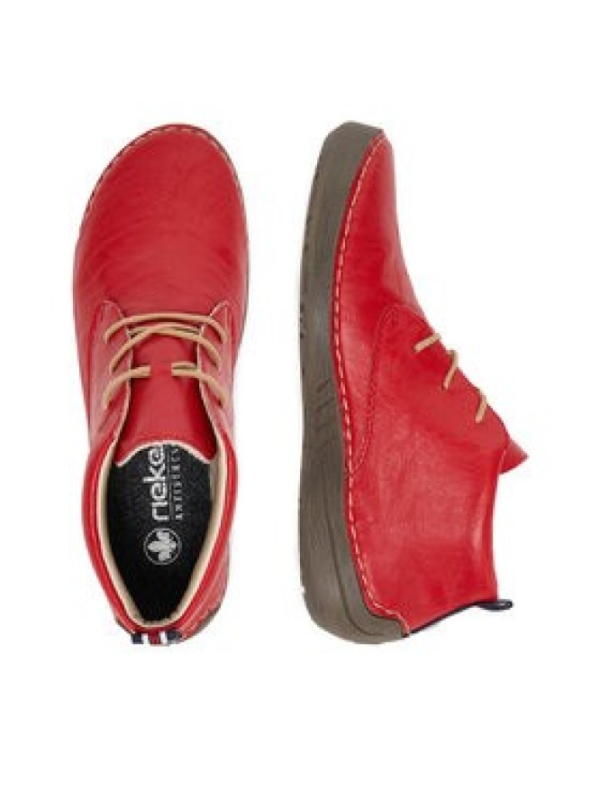 Rieker Półbuty 52522-33 Czerwony
