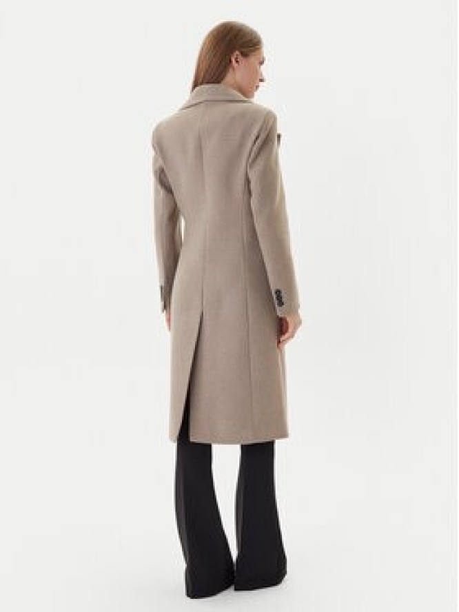 Maryley Płaszcz przejściowy 25IB807/01SS Beżowy Regular Fit