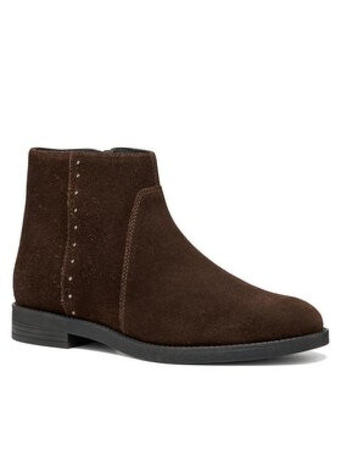 Geox Botki D Esmeena D6811B 22 C6013 Brązowy ciemny