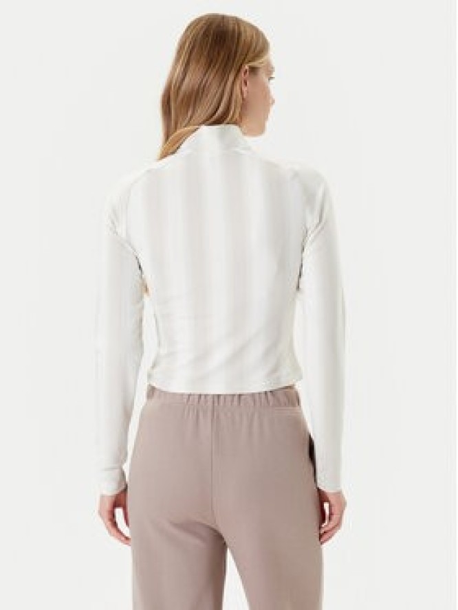 adidas Bluza Half-Zip Graphic Football JW3642 Écru Regular Fit