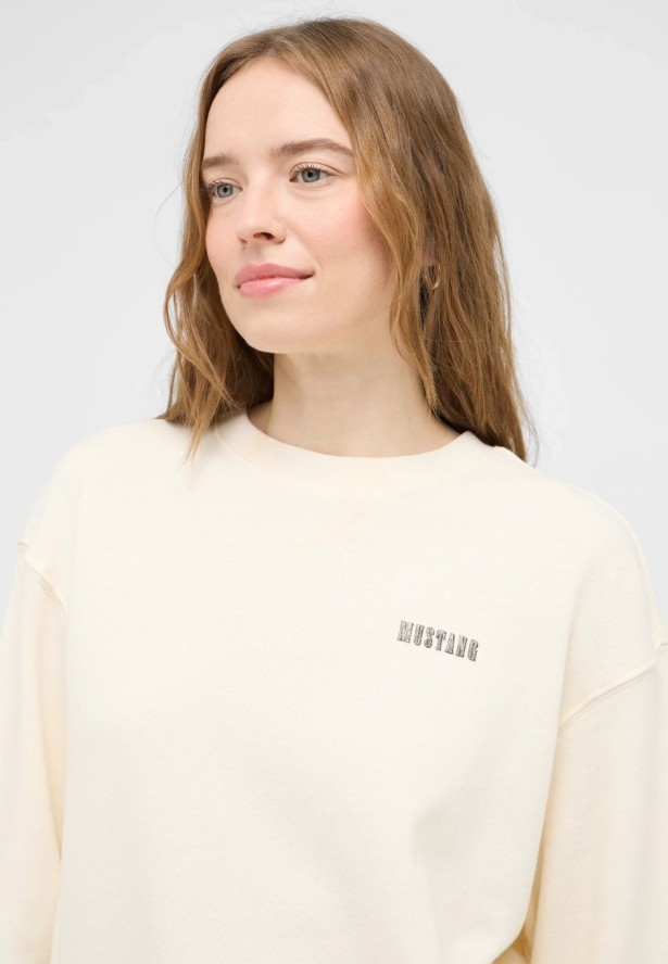 Damska bluza nierozpinana Mustang Style Aberdeen Whisper White 1016768 2013