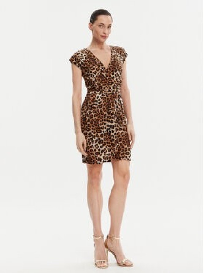 Morgan Sukienka letnia 251-RFAUVE Brązowy Regular Fit