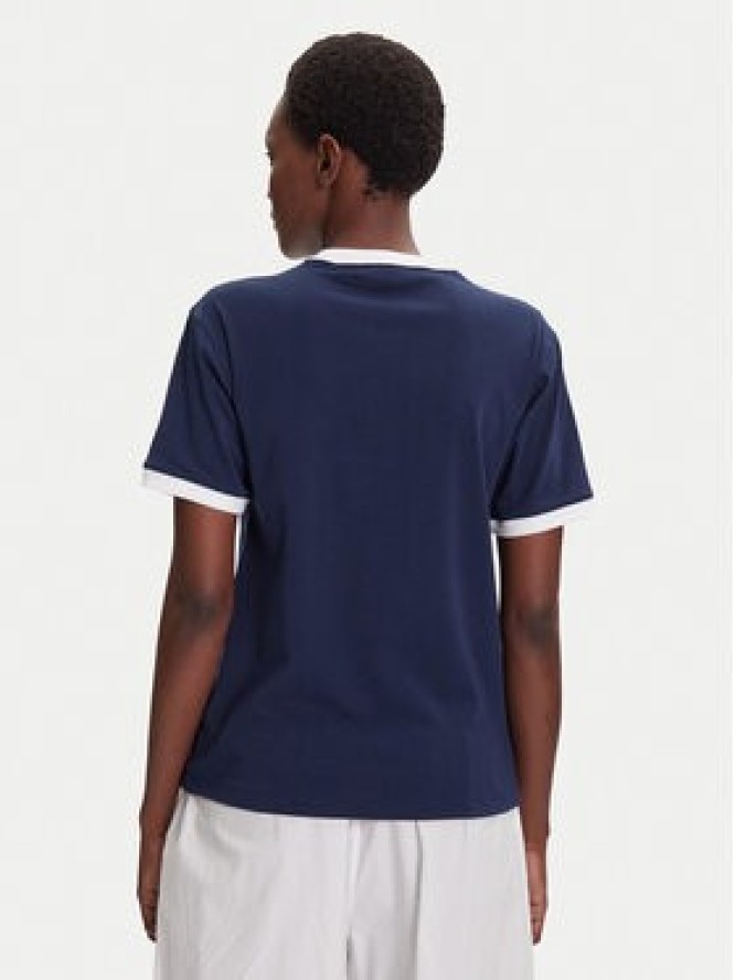 adidas T-Shirt 3-Stripes JY4852 Granatowy Regular Fit