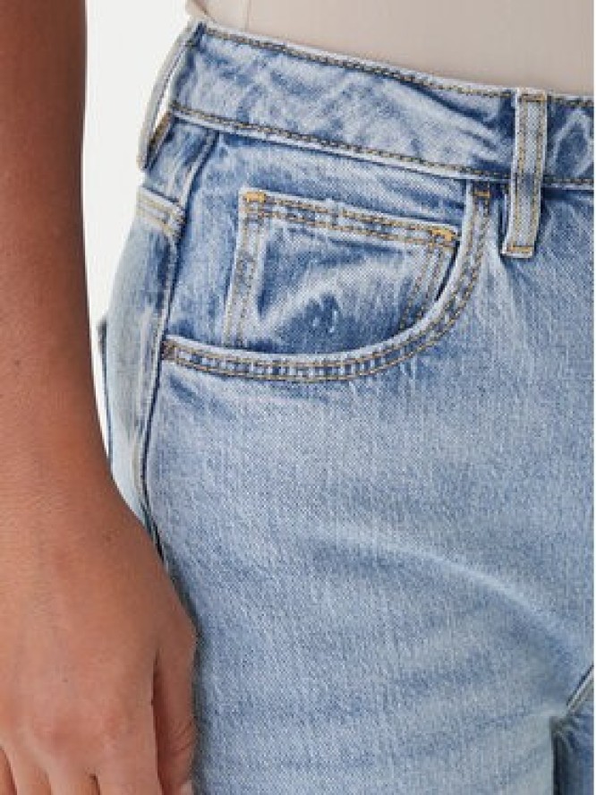 Guess Jeansy W2YA21 D4NH6 Niebieski Mom Fit