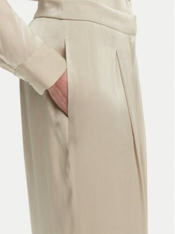 MICHAEL Michael Kors Spodnie palazzo MS430638BB Beżowy Wide Leg