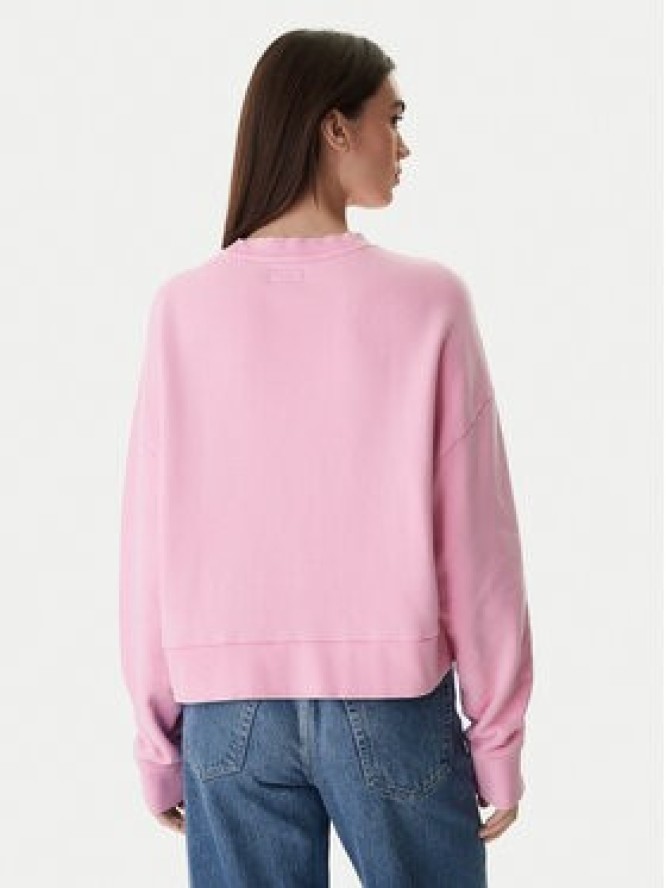 Guess Jeans Bluza W6RQ04 KCPR1 Różowy Relaxed Fit