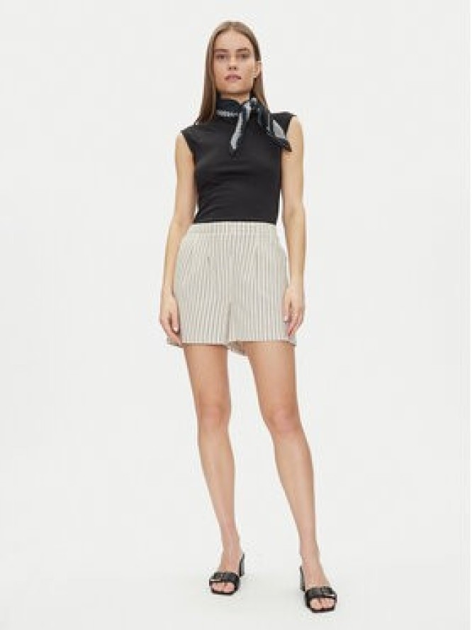 Vero Moda Szorty materiałowe Jesmilo 10279694 Beżowy Regular Fit