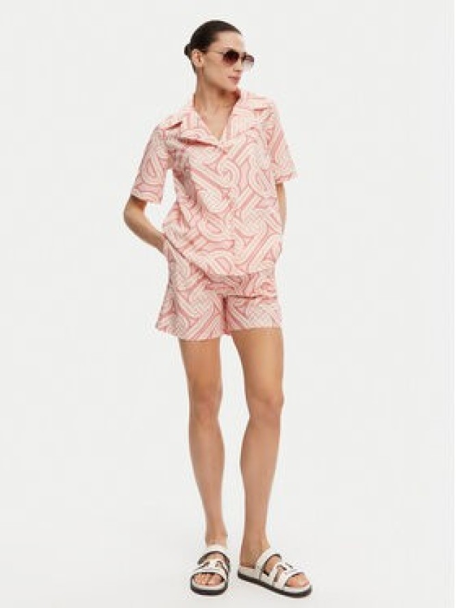 Silvian Heach Szorty materiałowe GPP25365SH Różowy Regular Fit