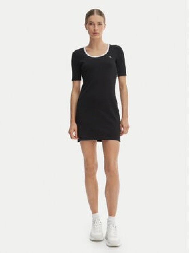 Calvin Klein Jeans Sukienka codzienna LV047F224G Czarny Slim Fit