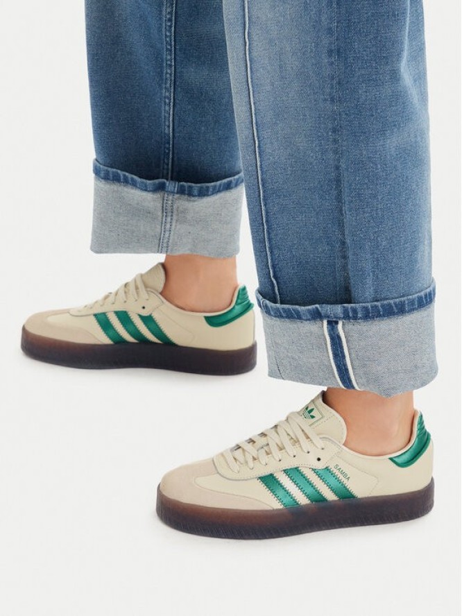 adidas Sneakersy Sambae IH4043 Kremowy