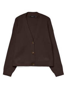 Vero Moda Kardigan w kolorze ciemnobrązowym rozmiar: L