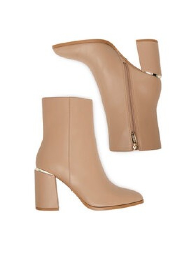 Nine West Botki CEO-JASMIN-01 Beżowy