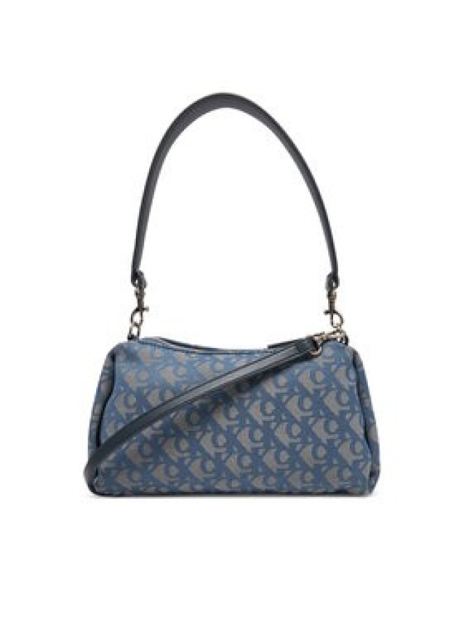 Calvin Klein Jeans Torebka Ckj Monogram Drop Sm Shoulder Ba LV04K3142G Niebieski