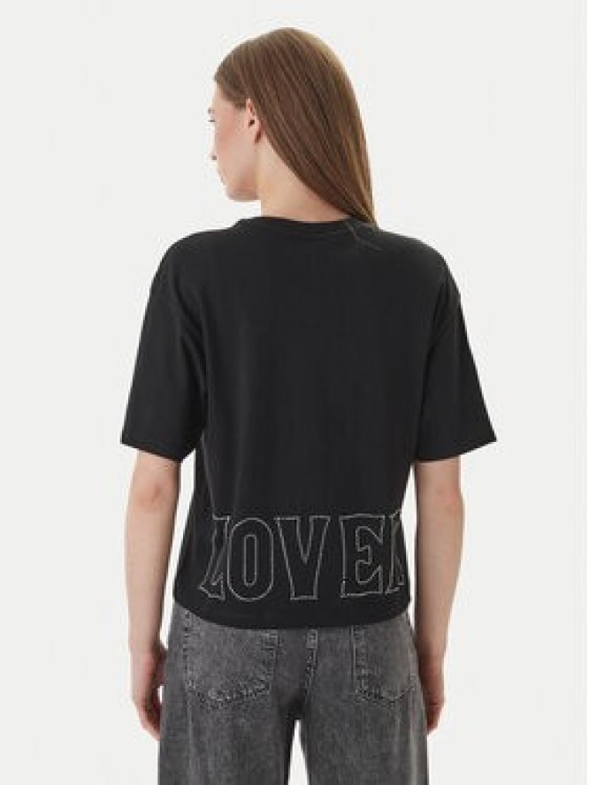 ONLY T-Shirt Rhine 15368901 Czarny Boxy Fit