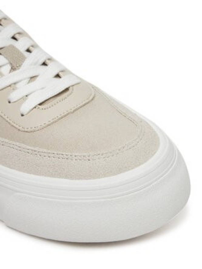 Calvin Klein Jeans Sneakersy Vulc Flatform Low Cv Mix Mg YW0YW01770 Beżowy