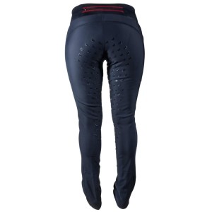 Leggins jeździeckie na zimę z pełnym gripem i kieszenią na telefon dla kobiet Ka