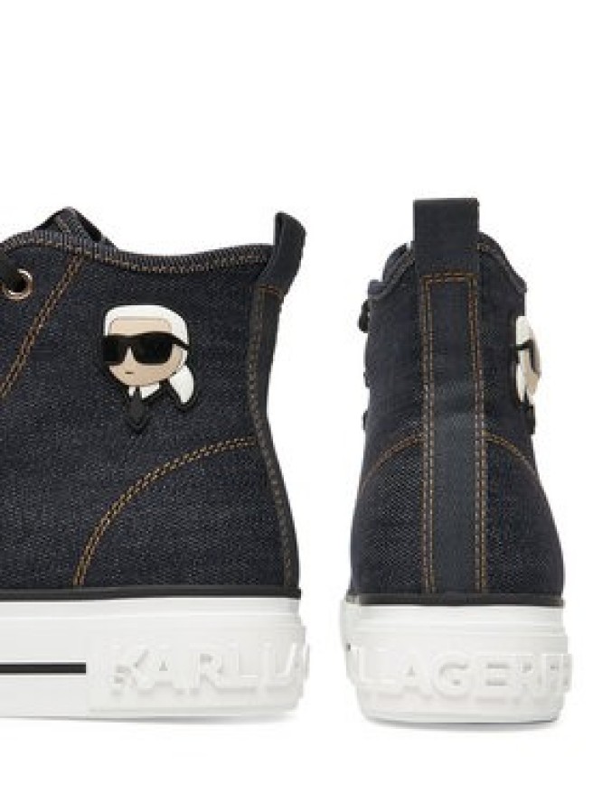 KARL LAGERFELD Trampki KL60444D Granatowy