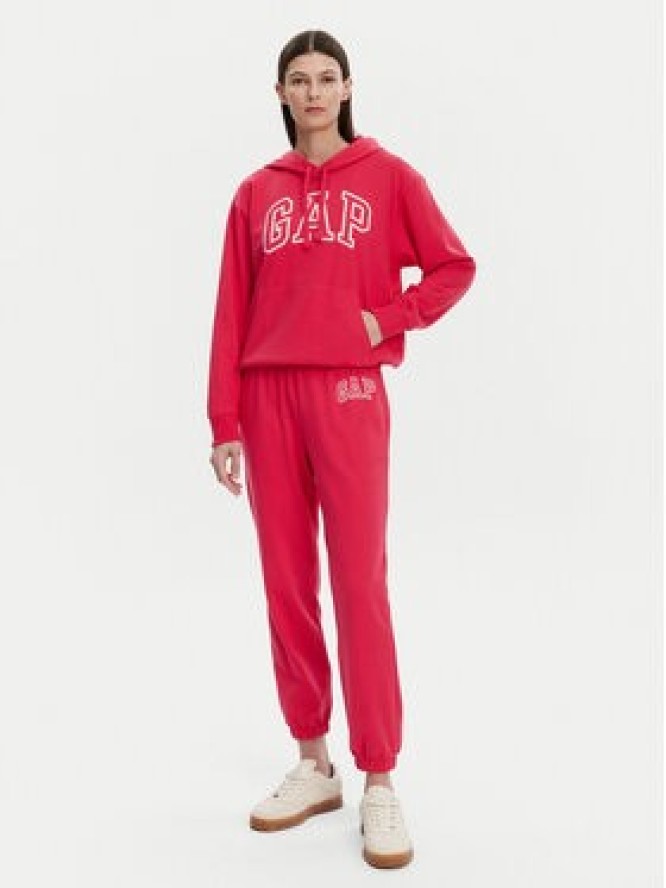 Gap Spodnie dresowe 889527-04 Różowy Relaxed Fit