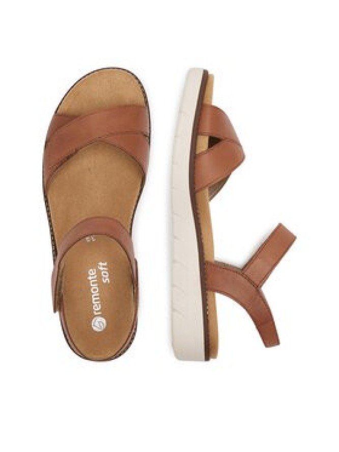 Remonte Sandały D2049-22 Brązowy