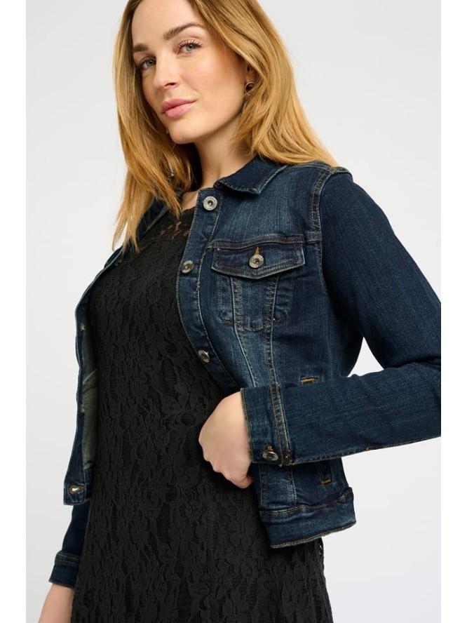 Kaffe Kurtka dżinsowa w kolorze granatowym rozmiar: 42