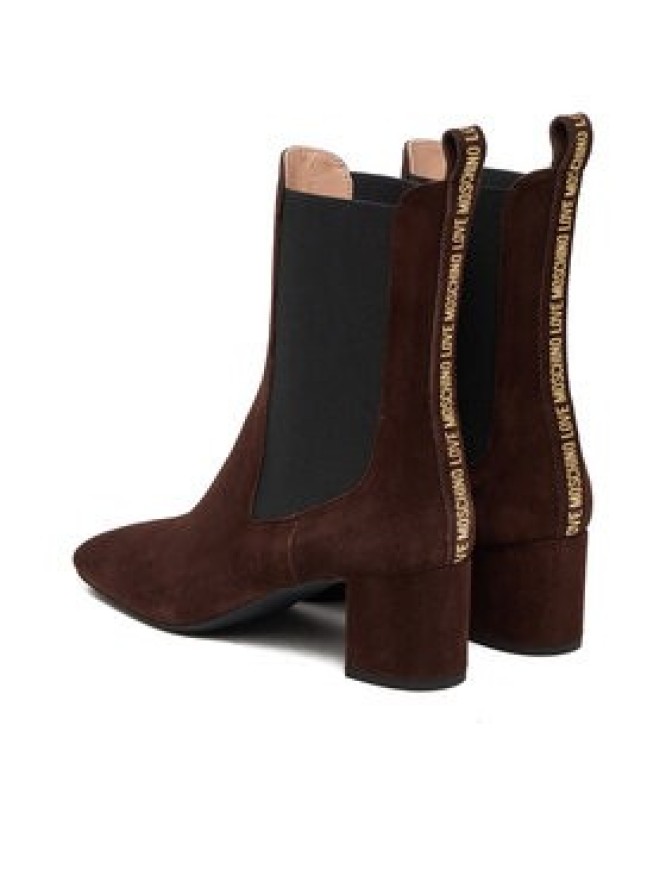 LOVE MOSCHINO Botki JA21085G0NJA0313 Brązowy