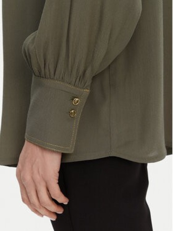 ACCESS FASHION Koszula 53-7006-394 Zielony Relaxed Fit