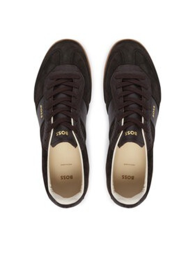 BOSS Sneakersy Brenta 50573842 Brązowy ciemny