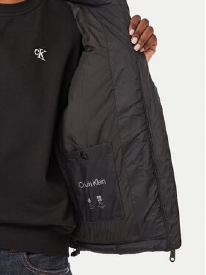 Calvin Klein Jeans Kurtka puchowa Essential LV047H500G Czarny Relaxed Fit
