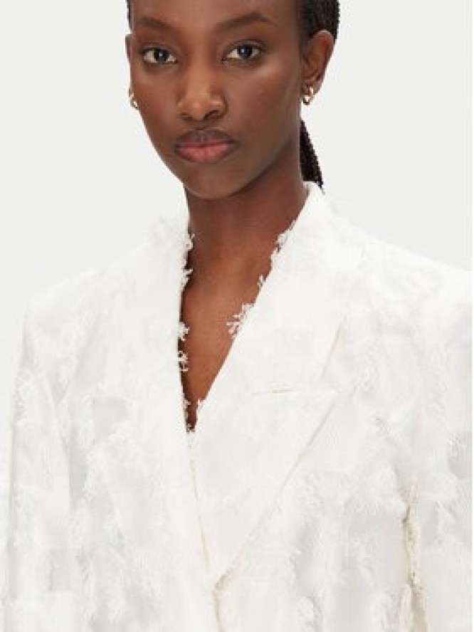 Bruuns Bazaar Marynarka Fuksa BBW4564 Biały Regular Fit