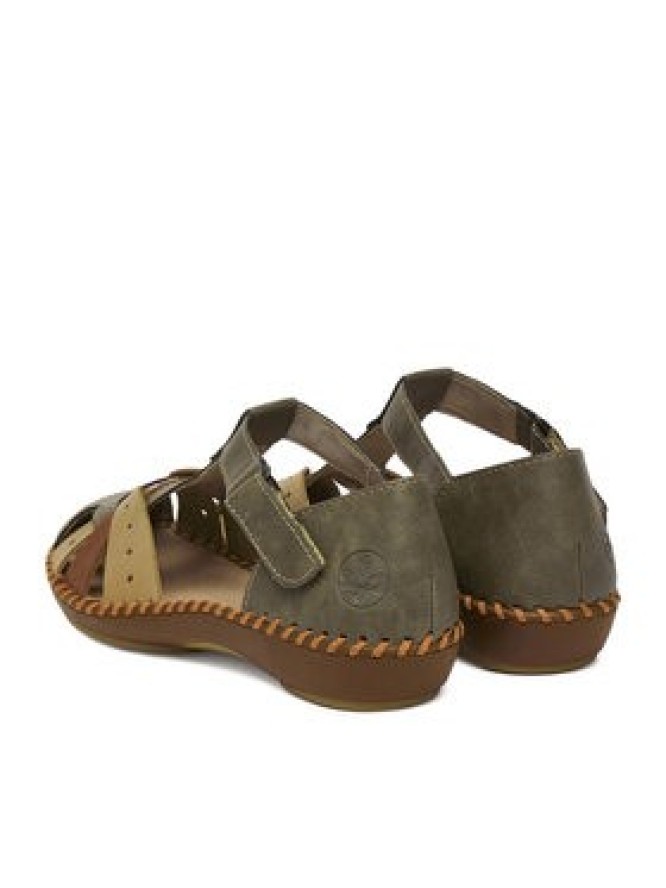 Rieker Sandały CEO-M1655-54 Zielony